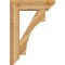 Ekena Millwork Westlake Slat Rough Sawn Bracket w/ Offset Brace, Western Red Cedar, 8"W x 28"D x 40"H BKT0806X28X40WTL06RWR - alternate 3